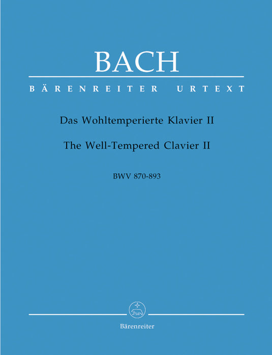 BACH - IL CLAVICEMBALO BEN TEMPERATO VOL.2 - Das Wolhtemperierte Klavier 2