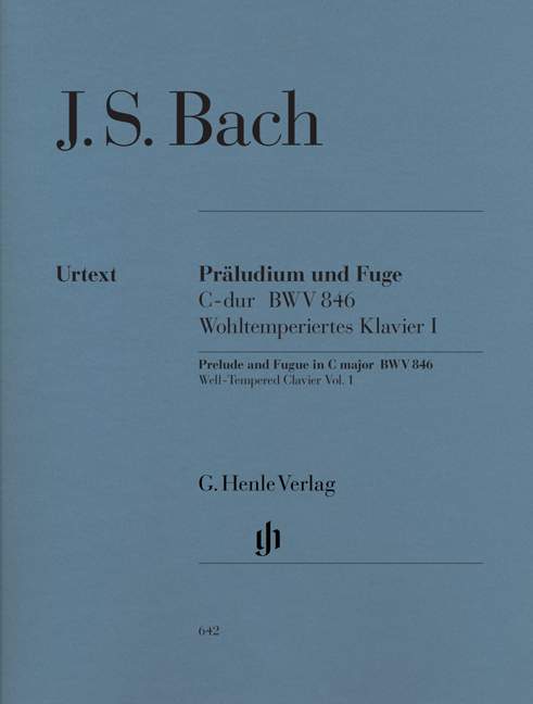 BACH - PRELUDIO E FUGA IN DO MAGGIORE BWV 846 - Praeludium und Fuge C-dur BWV 846