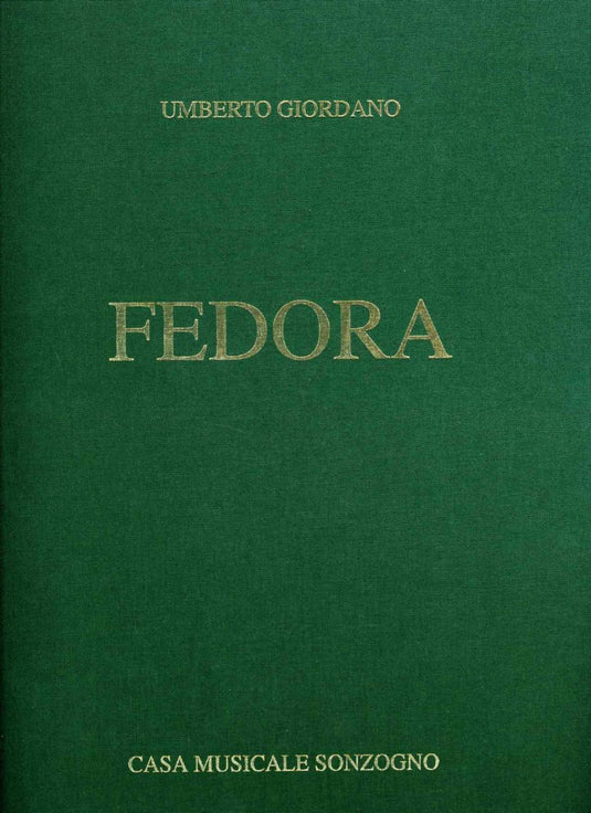 UMBERTO GIORDANO - FEDORA - Vocal score