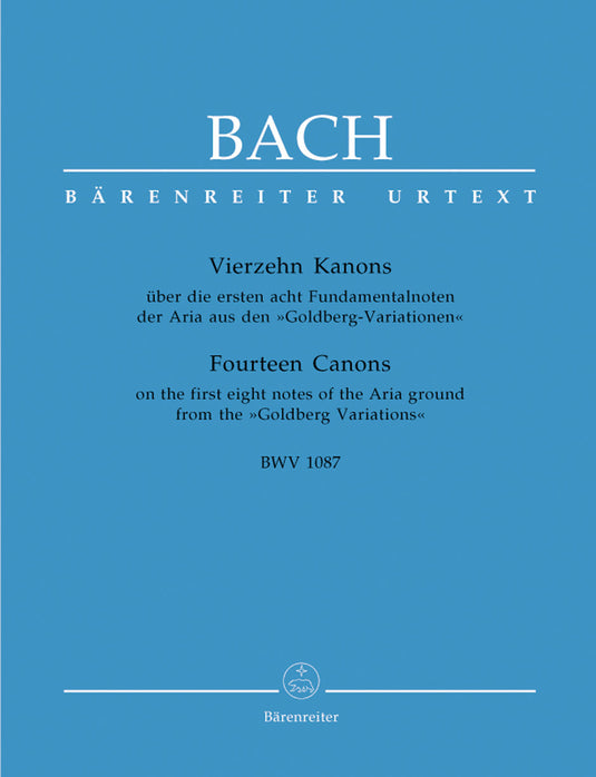BACH - FOURTEEN CANONS BWV 1087 - From the Goldberg Variations