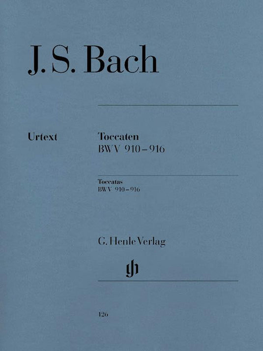 BACH - TOCCATEN - BWV 910-916 - (HENLE)