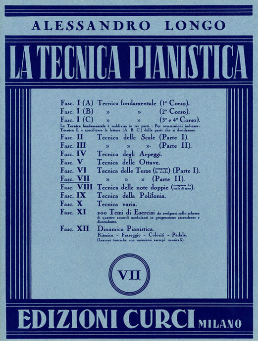 LONGO - LA TECNICA PIANISTICA VII