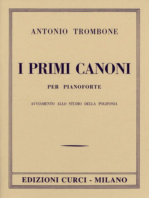 TROMBONE - I PRIMI CANONI