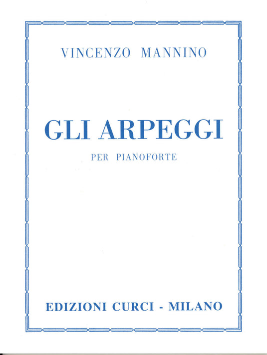 MANNINO - GLI ARPEGGI - Per Pianoforte