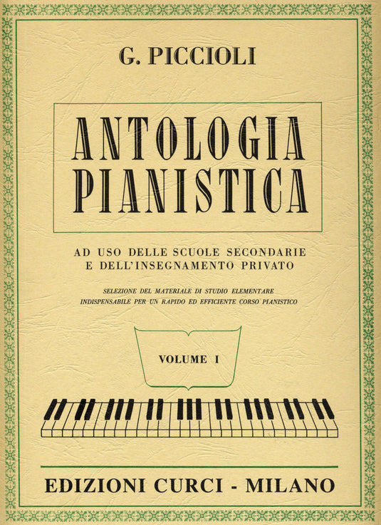 PICCIOLI - ANTOLOGIA PIANISTICA 1