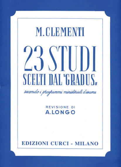 CLEMENTI - 23 STUDI SCELTI DAL 