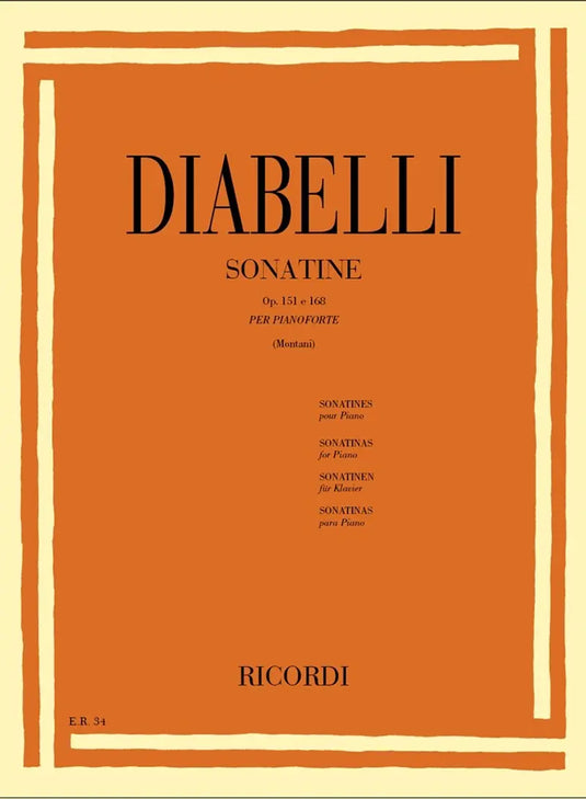 Diabelli - 11 Sonatine Op. 151 E Op. 168