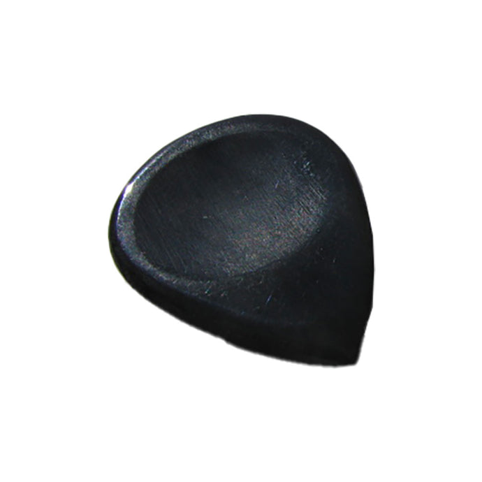 WHITE DIMPLE PICK PLETTRO IN OSSO NERO