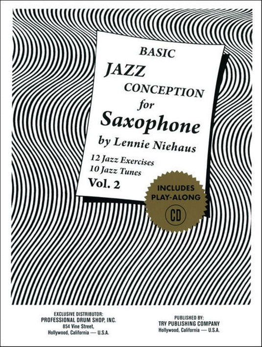 NIEHAUS - Basic Jazz Conception For Saxophone Volume 2
