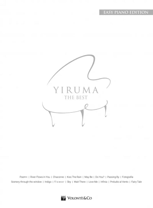 YIRUMA - THE BEST EASY PIANO EDITION