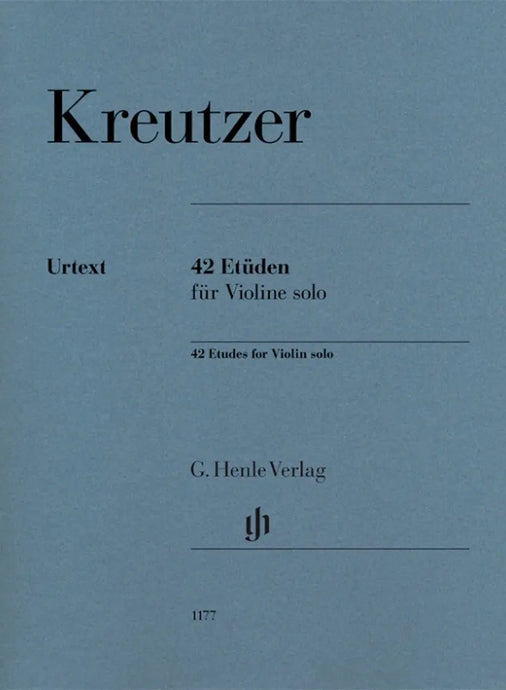 KREUTZER - 42 Etudes for Violin solo