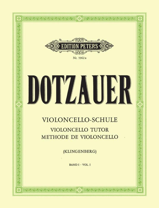 DOTZAUER - Violoncello-Schule Band I