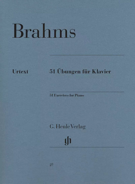 BRAHMS - 51 Exercises for Piano