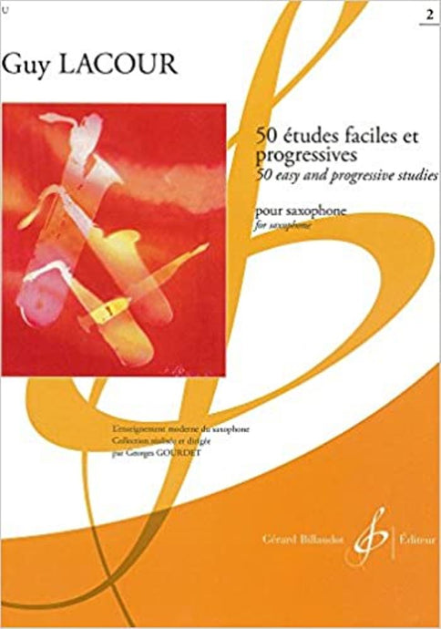 LACOUR - 50 Etudes Faciles et Progressives - Volume 2
