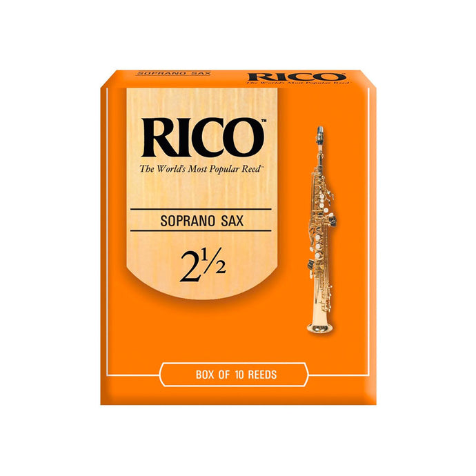 ANCIA SAX SOPRANO RICO 2.50 - BOX DA 10 -