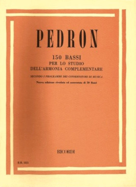 PEDRON - 15O BASSI