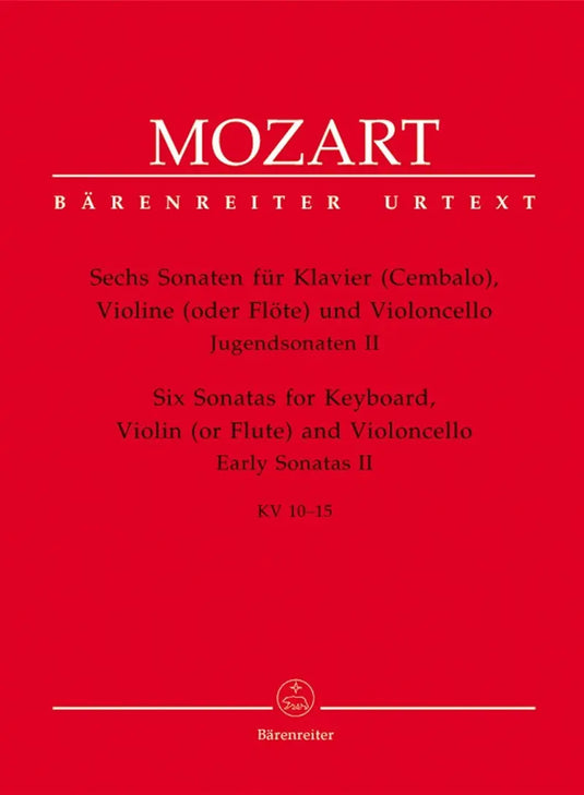 MOZART - 6 Sonatas K10-15 Vol 2