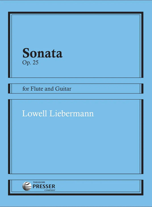LIEBERMANN - Sonata For Flute and Guitar Op 25