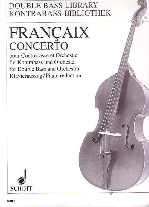 FRANÇAIX - Concerto for double bass and orchestra
