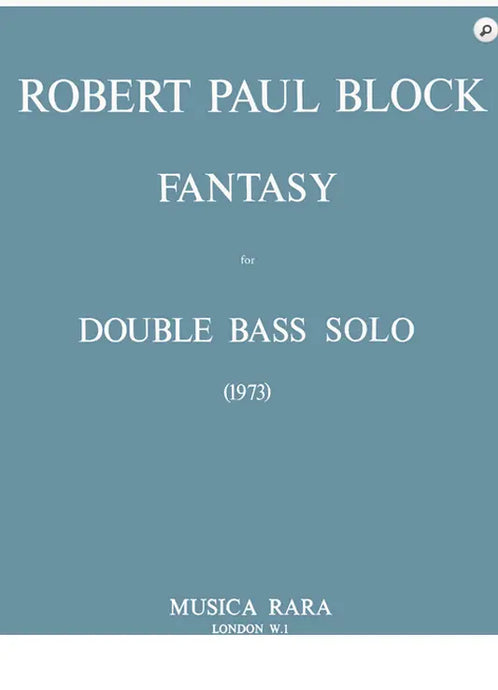 BLOCK - Fantasy for Double Bass solo