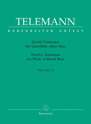 TELEMANN - Twelve Fantasias For Flute Without Bass