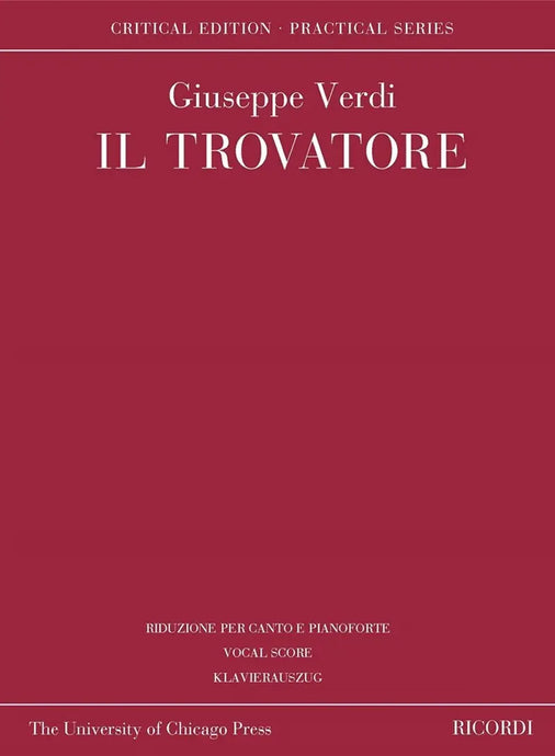 VERDI - Il Trovatore - Critical Edition