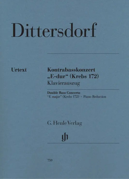 DITTERSDORF - Double Bass Concerto “E major” Krebs 172