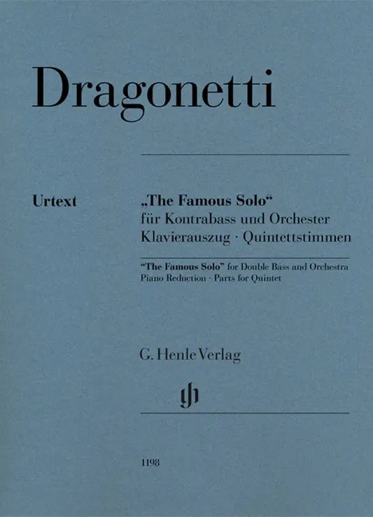 DRAGONETTI - The Famous Solo for Double Bass and Orchestra