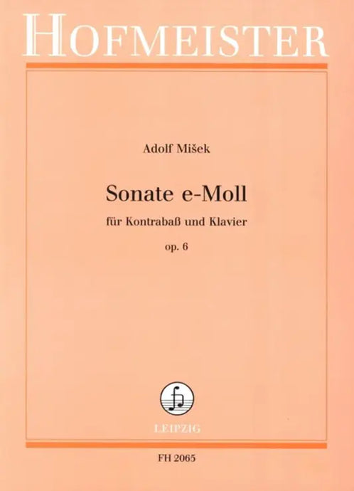 MISEK - Sonate e-Moll Opus 6