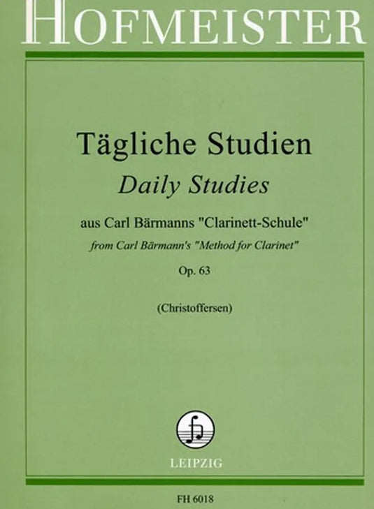 BARMANN - Daily Studies from Carl Bärmann's "Method for Clarinet" op 63