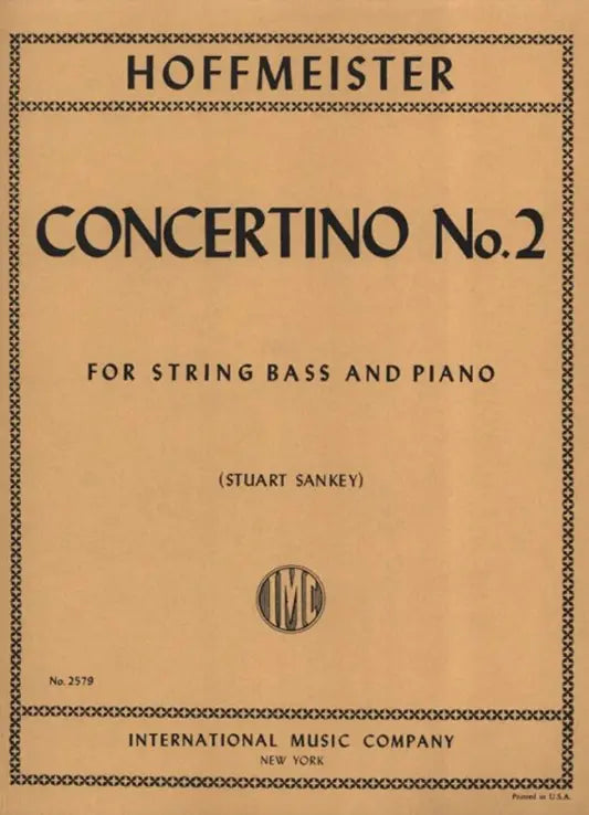 HOFFMEISTER - Concertino No 2