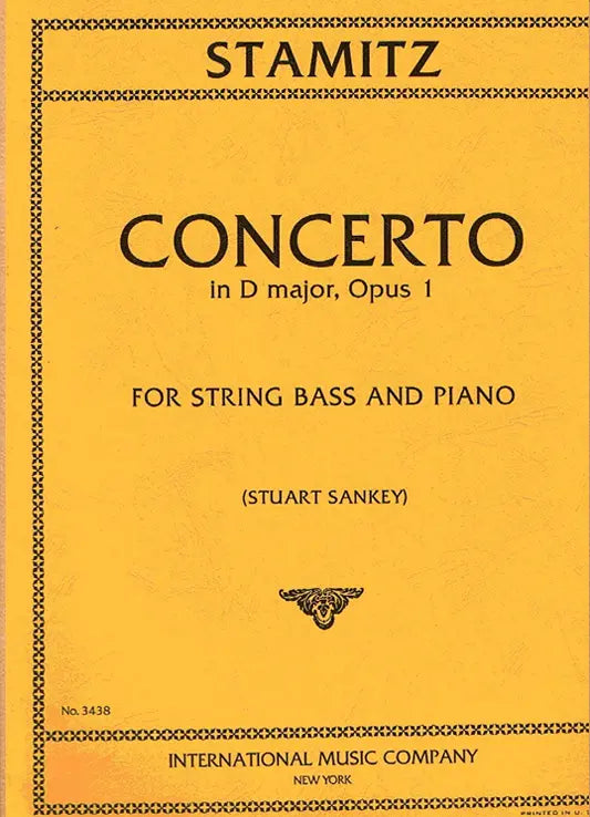 STAMITZ - Concerto in D major Opus 1