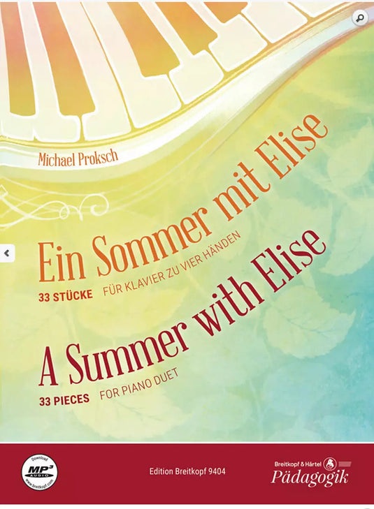 PROKSCH - A SUMMER WITH ELISE - 33 PIECES FOR PIANO DUET