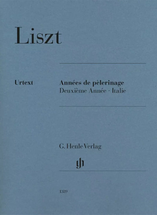 LISZT - Années De PèLerinage, Deuxième Année – Italie