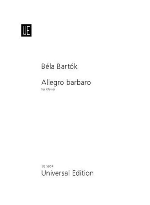 BARTOK - ALLEGRO BARBARO