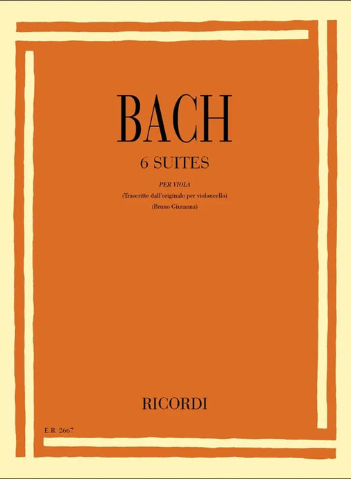 BACH  - 6 Suites per Viola BWV 1007-1012