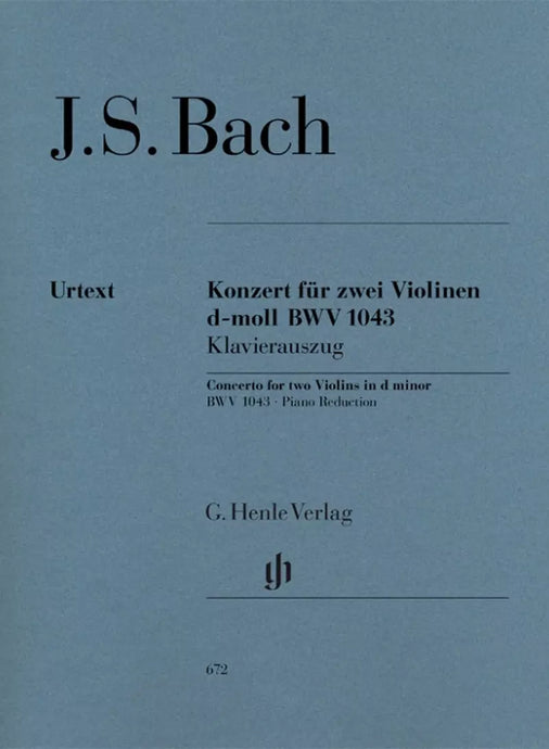 BACH - Concerto for two Violins D minor BWV 1043 (Piano reduction)