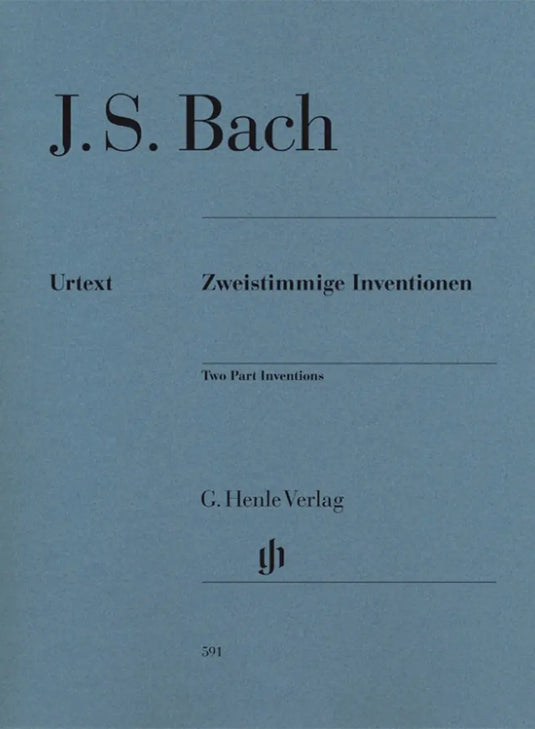 BACH - INVENZIONI A DUE VOCI - ZWEISTIMMIGE INVENTIONEN (Con diteggiatura)