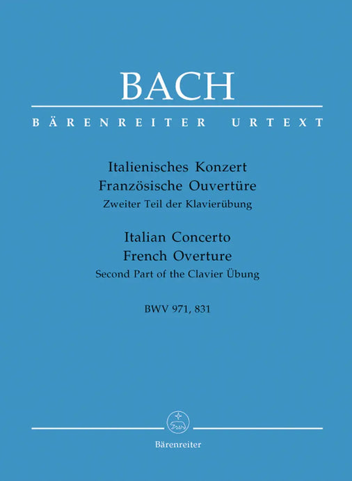 BACH - Italian Concerto / French Overture BWV 971 - 831