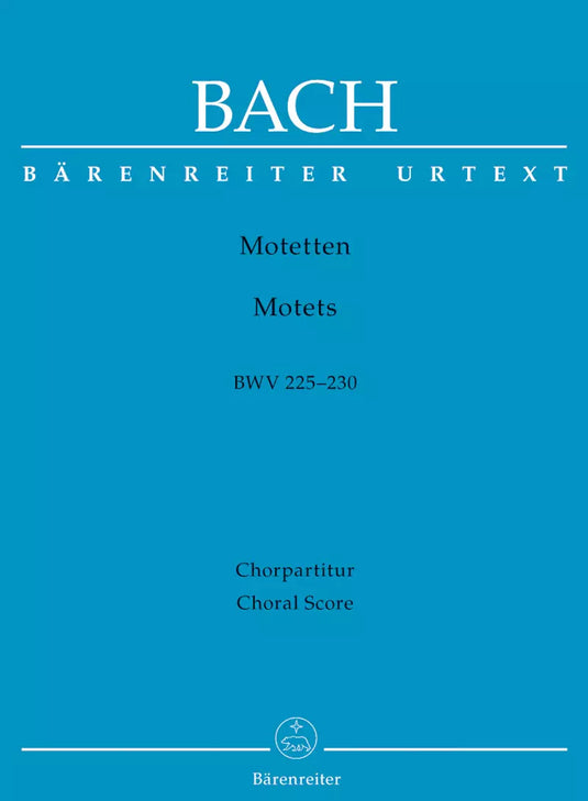 BACH - MOTETS BWV 225-230 (Partitura corale)