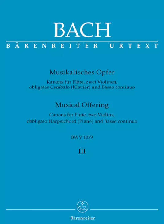 BACH - MUSICAL OFFERING III - Canons