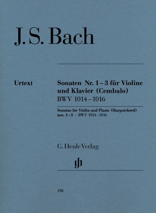 BACH - VIOLIN SONATAS NO. 1-3 BWV 1014-1016