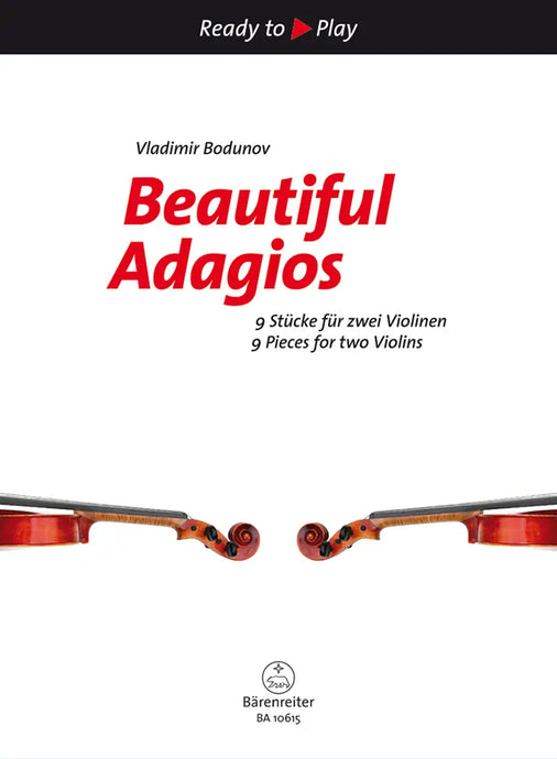 BEAUTIFUL ADAGIOS - 9 Pieces For Two Violins