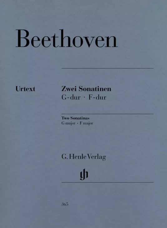 BEETHOVEN - 2 PIANO SONATINAS G MAJOR AND F MAJOR - ANH. 5