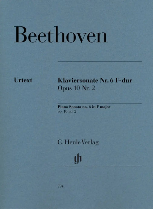 BEETHOVEN - PIANO SONATA N.6 IN FA MAGGIORE OP.10 N.2