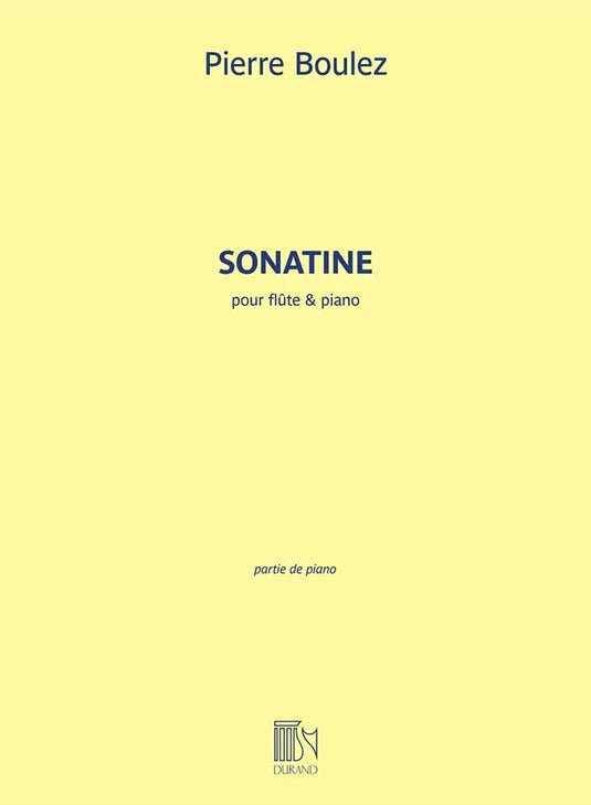 BOULEZ - Sonatine pour Flute et Piano