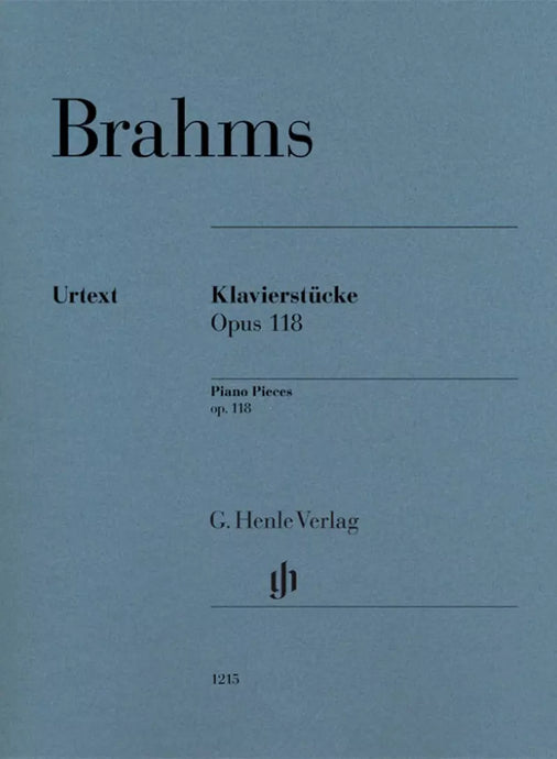 BRAHMS - PIANO PIECES OP.118