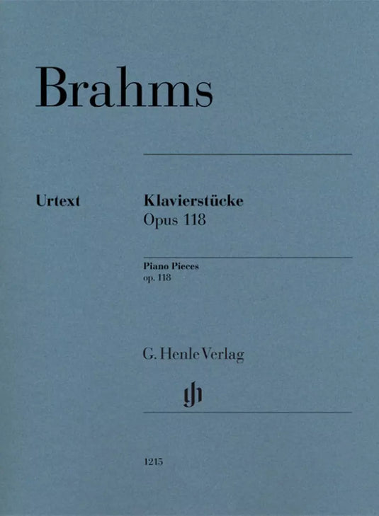 BRAHMS - PIANO PIECES OP.118