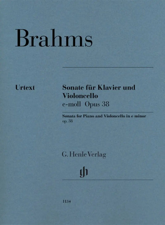 BRAHMS - Sonata for Piano and Violioncello in E minor Op.38