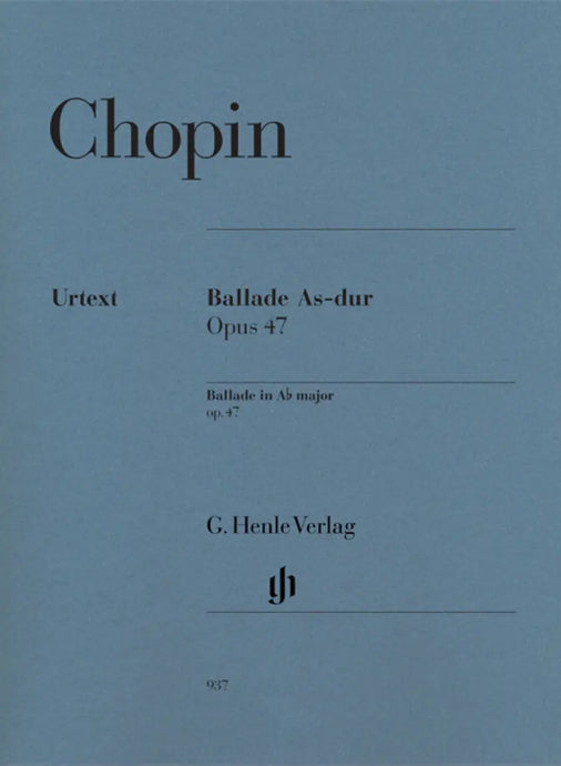 Chopin - Ballade In Flat Major Op 47